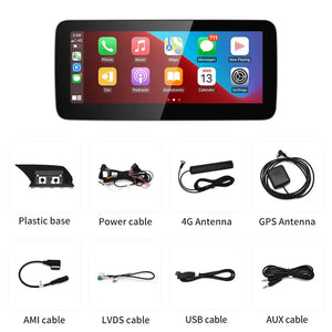 For Mercedes Benz GLK X204 GPS NAVI NGT4.0 4.5 Wireless CarPlay & Android Auto 12.3 Inch Touch Screen Snapdragon665 Android13 Car GPS Stereo Multimedia Car Radio Headunit Carputech