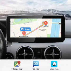 For Mercedes Benz GLK X204 GPS NAVI NGT4.0 4.5 Wireless CarPlay & Android Auto 12.3 Inch Touch Screen Snapdragon665 Android13 Car GPS Stereo Multimedia Car Radio Headunit Carputech