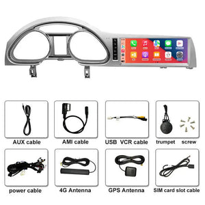 For Audi A6 C6 Q7 8 Core Android 14 System Car Radio Tablet WIFI 4G Carplay 8+128GB RAM BT GPS Navi Stereo Multimedia Player Carputech