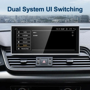 For AUDI 2018-2021 Q5 B9 CarPlay Android 12 Car Multimedia IPS Screen GPS Auto Radio Navigation Stereo DSP Netlifx Carputech