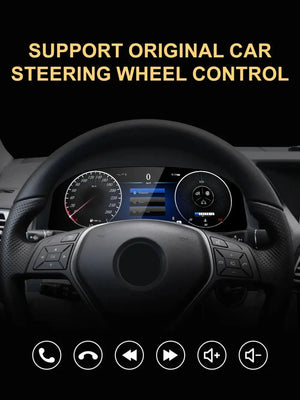 For Mercedes Benz E class W207 A207 NTG 4.0 NTG4.5 2010-2016 12.3" LCD Digital Dashboard Cluster Car Panel Speedometer Virtual Cockpit - Carputech