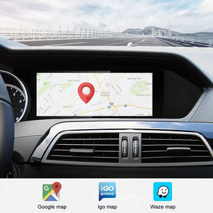 Mercedes Benz C class W204 2011-2013 | Wireless CarPlay & Android Auto | 8.8 Inch Touch Screen Snapdragon665 Android13 Car GPS Stereo Multimedia Car Radio Headunit Carputech