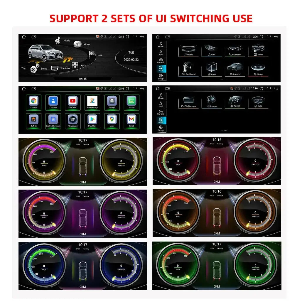 For Audi A6 A6L 2006-2012 CarPlay Snapdragon665 Android 13 Car Multimedia IPS Screen GPS Auto Radio Navigation Stereo DSP Netlifx Carputech