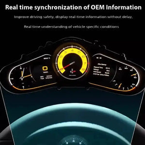 For Porsche Cayenne/ Panamera 2010-2017 LCD Digital Dashboard Cluster Car Panel Speedometer Virtual Cockpit Carputech