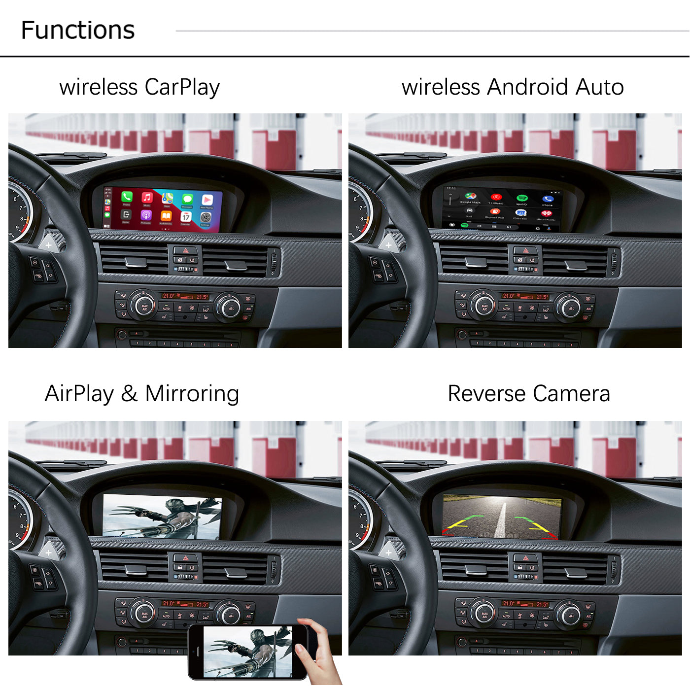 BMW Series 5 2005-2019 | Apple Carplay & Android Auto Module