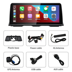 For BMW 5 Series F10 F11 Snpdragon665 12.3 inch DSP CarPlay AUTO Android 12 Car Stereo Multimedia Head Unit Radio Bluetooth CIC NBT Carputech