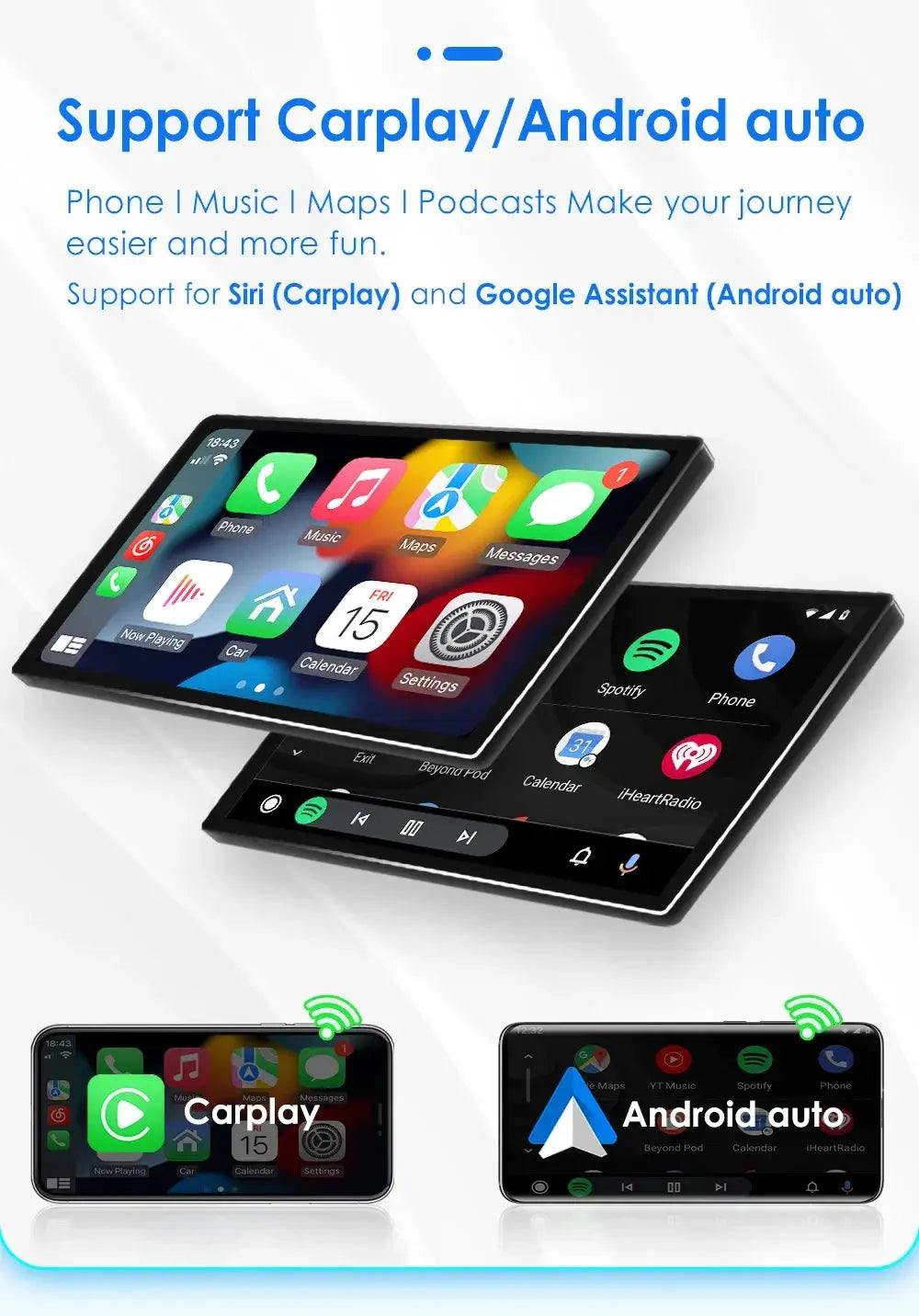 Audi TT 2006-2015 | Apple Carplay & Android Auto | Android 12 8Core 8+128G Car Radio Carputech