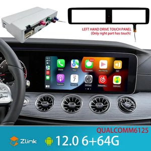 Carputech snapdragon665 CarPlay androidauto for Mercedes W213 12.3 inch screen ntg5.5 Android box smart module TikTok YouTube Carputech