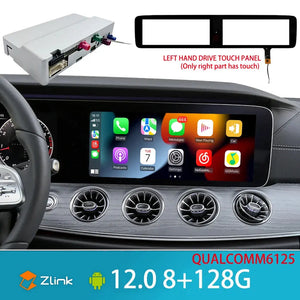 Carputech snapdragon665 CarPlay androidauto for Mercedes W213 12.3 inch screen ntg5.5 Android box smart module TikTok YouTube Carputech