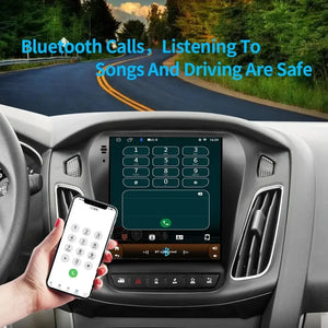 For Ford Focus 3 Mk 3 2011 2012 - 2019 Multimedia Player 9.7" Android 13 Carplay Car Radio 2Din GPS Auto Stereo DVD Carputech