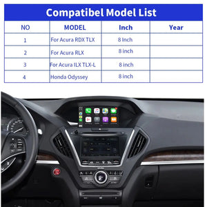 Wireless Apple CarPlay & Android Auto Upgrade for Acura MDX / RDX / TLX / ILX / RLX & Honda Odyssey (2014–2022) – Add CarPlay to Factory Screen Carputech