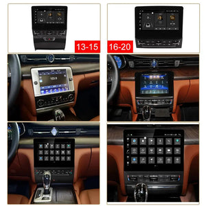 Carputech 9 Inch Android 13 Car Multimedia Player For Maserati Quattroporte 2013-2020 8G+128GB GPS Navigation Stereo Car Radio DSP Carputech