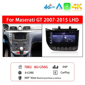 Carputech 10.33 Inch Android 13 Car Multimedia Player For Maserati GranTurismo GT GC 2007 - 2017 8G+128G GPS Stereo Car Radio Carputech