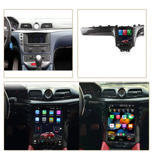 Carputech 12.1 inch Android 13 Car Multimedia Player For Maserati GT GC GranTurismo 2005 - 2017 8G+128G GPS Stereo Radio DSP Video Carputech