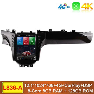 Carputech 12.1 inch Android 13 Car Multimedia Player For Maserati GT GC GranTurismo 2005 - 2017 8G+128G GPS Stereo Radio DSP Video Carputech