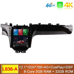 Carputech 12.1 inch Android 13 Car Multimedia Player For Maserati GT GC GranTurismo 2005 - 2017 8G+128G GPS Stereo Radio DSP Video Carputech