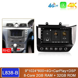 Carputech 9Inch Android 13 Car Multimedia Player For Maserati GranTurismo GT GC 2007 - 2017 8G+128G GPS Navigation Stereo Car Radio Carputech