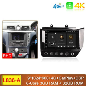 Carputech 9Inch Android 13 Car Multimedia Player For Maserati GranTurismo GT GC 2007 - 2017 8G+128G GPS Navigation Stereo Car Radio Carputech