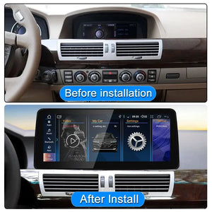 New ID8 12.3inch Wireless Android AUTO Carplay Intelligent System Car Video Players For BMW 7 Series E65 E66 Central Multimedia Carputech