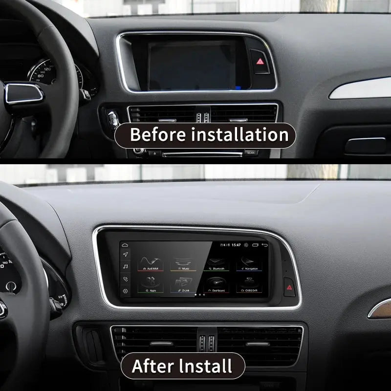 New UI Snapdragon665 8.8" Android12 Wireless Auto Carplay For AUDI Q5 From 09 to 16 Years Car Radio Multimedia GPS Navigation Carputech