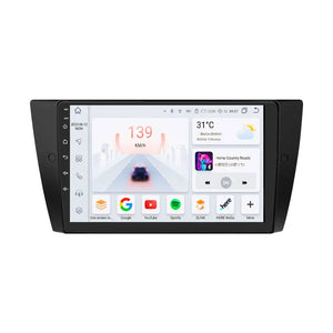 Carputech 2005-2012 BMW 3 Series E90 E91 E92 E93 Android 12 Wireless Apple CarPlay & Android Auto Car Radio with 6GB RAM 64GB ROM & 9 Inch QLED Touch Screen Carputech