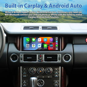 12.3" screen For Range Rover V8 L322 2002-2012 Android Car Radio Multimedia Player GPS Navigated Carplay Auto Land Rover Carputech