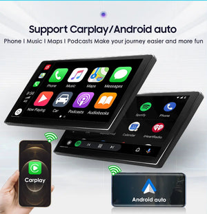 Carputech 2000-2012 Audi A4 Android 12 Wireless Apple CarPlay & Android Auto Car Radio With 8GB RAM 128GB ROM Carputech