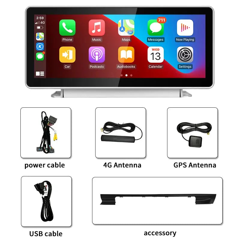 Carputech For AUDI A4 A5 S5 B9 2017-2022 Qualcomm 8G 256G Android14 10.25inch 12.3inch wireless Carplay Android AUTO Car Video Players GPS Navigation Smart Radio Screen Carputech