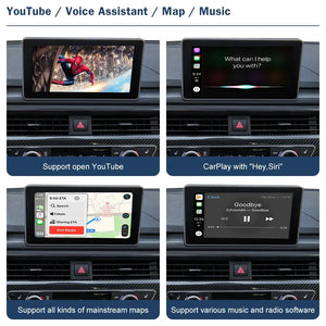 Wireless CarPlay Module for Audi Q5 2008-2022, with Android Auto Interface AirPlay Mirror Link Car Play Functions Carputech