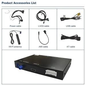 Wireless CarPlay Android Auto Module Interface for Audi Q2 2008-2022, with AirPlay Mirror Link Car Play Functions Carputech