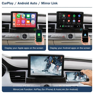 Wireless CarPlay Android Auto Module Interface for Audi A8/S8 2009-2018, with AirPlay Mirror Link Car Play Functions Carputech