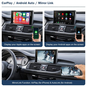 Wireless CarPlay Interface Module for Audi A7/S7/RS7 2009-2018 with AirPlay Mirror Link Car Play Function Android Auto Carputech