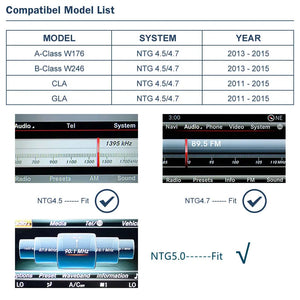Wireless CarPlay for Mercedes Benz A-Class W176 B-Class W246 CLA GLA NTG4.5/NTG4.7/NTG5.0 2013-2018 with Android Auto Carputech