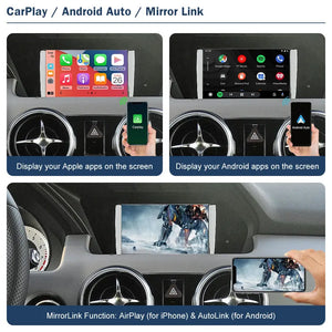 Wireless CarPlay for Mercedes Benz GLK NTG4.5 2013-2015 with Android Auto Mirror Link AirPlay Car Play Functions Carputech