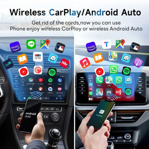 Carputech 5.0 - Upgrade Your Car Wired Carplay Android Auto to Wireless CarPlay and Android Auto Carputech