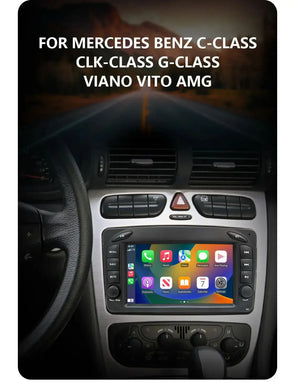 For Mercedes Benz G-Class CLK-Class W463 W203 W209 Viano Vito W639 Qualcomm Car Radio Android 360 ° Camera Player Carplay Carputech