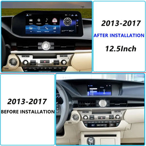 12.3inch Android 13 For Lexus ES 200 250 300H 350 2012-2018 Car Radio Multimedia Video Player Wireless CarPlay & Android Auto Carputech