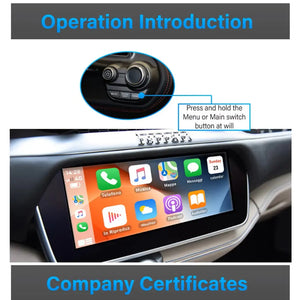 Wireless Apple Carplay & Android Auto for Ferrari 458 (F142) 488 (F142M) F12Berlinetta (F152) F8 (F142MFL) 812 Superfast (F152M) GTC4Lusso (F151M) Portofino (F164) Roma (F169) California T (F149M) 2009-2023 Carputech