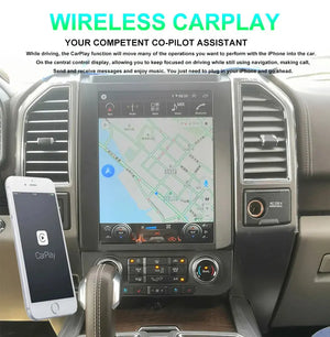 12.1“ Tesla Screen Car Radio For Ford Raptor F150 F250 F350 F450 F650 2015 - 2020 Android GPS Autoradio Multimedia Video Player Carputech