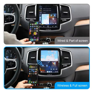 Wireless Carplay Module For Volvo XC90/XC60/XC40/S90/S60/V90/V60 Carplay AI Upgrade Adapter Android Auto Bluetooth Rear Camera Mirror Link Carputech