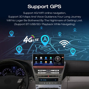 12.3 inch For Lexus LS460 LS600 2006-2012 Car Radio Headunit Stereo Wireless CarPlay Android Auto Upgrade Android Touch Screen Carputech