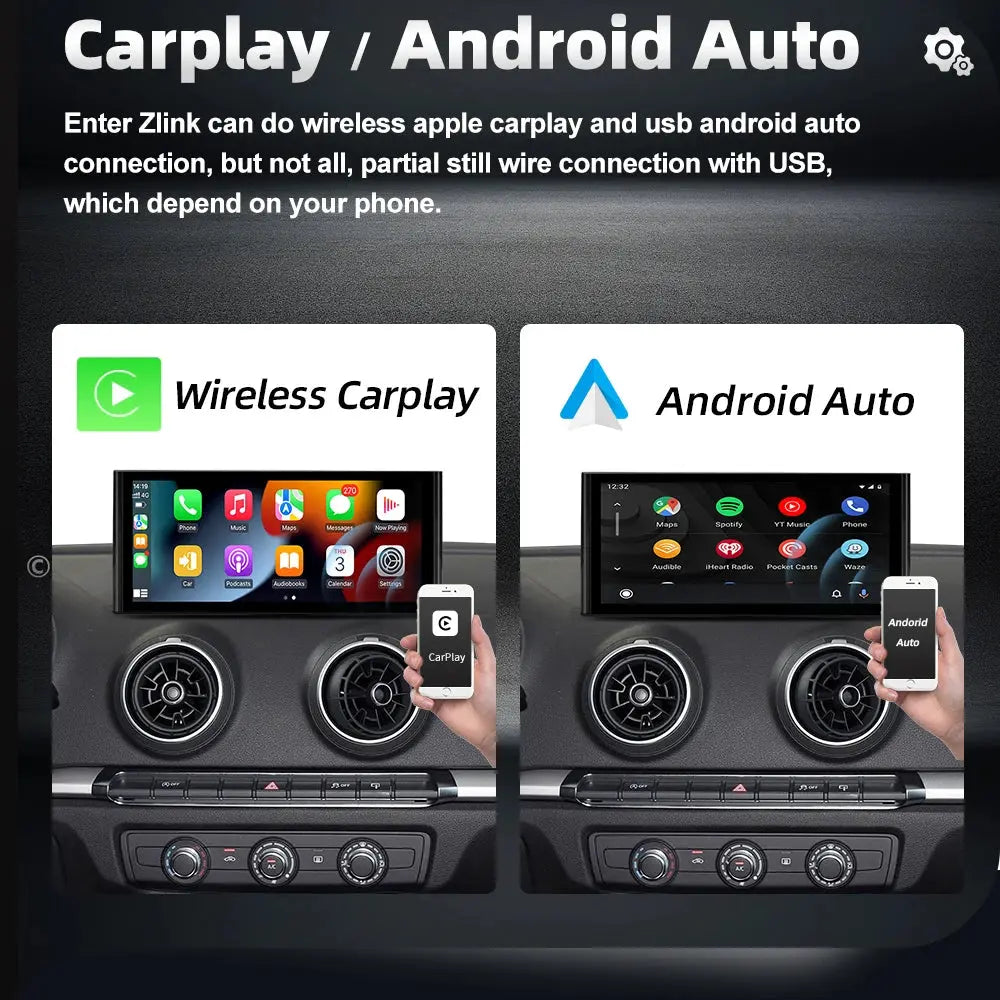 12.3 inch 8 Core Android13 System Car Radio For Audi A3 / S3 / RS3 WIFI SIM 8+128GB RAM BT IPS Touch Screen GPS Navi Carplay Auto Multimedia Player Carputech