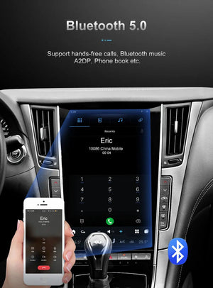 13.6" Qualcomm For Infiniti Q50 Q50S 2014-2019 Car Radio Stereo Carplay Upgrade Tesla Style Screen Android Auto GPS Navigation Multimedia Player Carputech