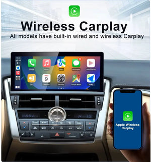 12.3 inch For Lexus NX NX300 NX200t NX300h 2015-2021 Car Radio Headunit Stereo Wireless CarPlay Android Auto Upgrade Android Touch Screen Carputech