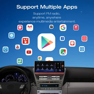 12.3 inch For Lexus LS460 LS600 2006-2012 Car Radio Headunit Stereo Wireless CarPlay Android Auto Upgrade Android Touch Screen Carputech