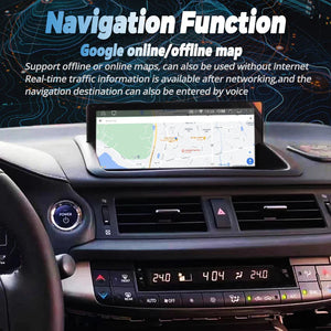 For Lexus CT CT200 CT200h 2012-2020 | Android 13 Snapdragon 8+128G Car Radio CarPlay Screen with GPS Navigation Multimedia Player Carputech
