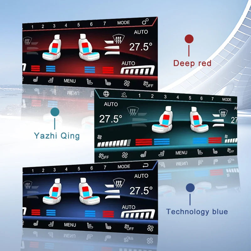 BMW Digitale Airco Bedieningspaneel | Touchscreen Klimaatregeling Upgrade voor 1/2/3/4/5/X1/X2/X3/X4/X5/X6