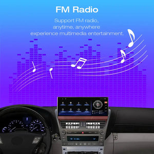 12.3 inch For Lexus LS460 LS600 2006-2012 Car Radio Headunit Stereo Wireless CarPlay Android Auto Upgrade Android Touch Screen Carputech