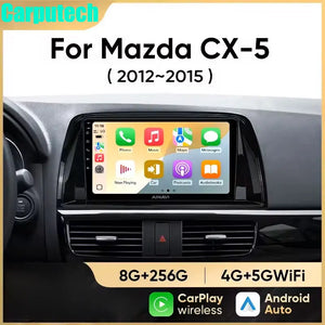 Car Radio For Mazda CX5 CX-5 2012 2013 2014 2015 Wireless Carplay Android Auto Stereo Multimedia Player Carputech