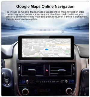 Lexus GX460 2010-2021 12.3inch car radio multimedia video player CarPlay Android 13 GPS navigator Carputech